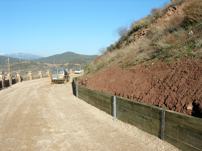 Millores a l'aparcament de les Torretes, sobre l'avinguda del Rastrillo