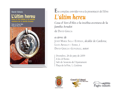 Presentació del llibre L'últim hereu