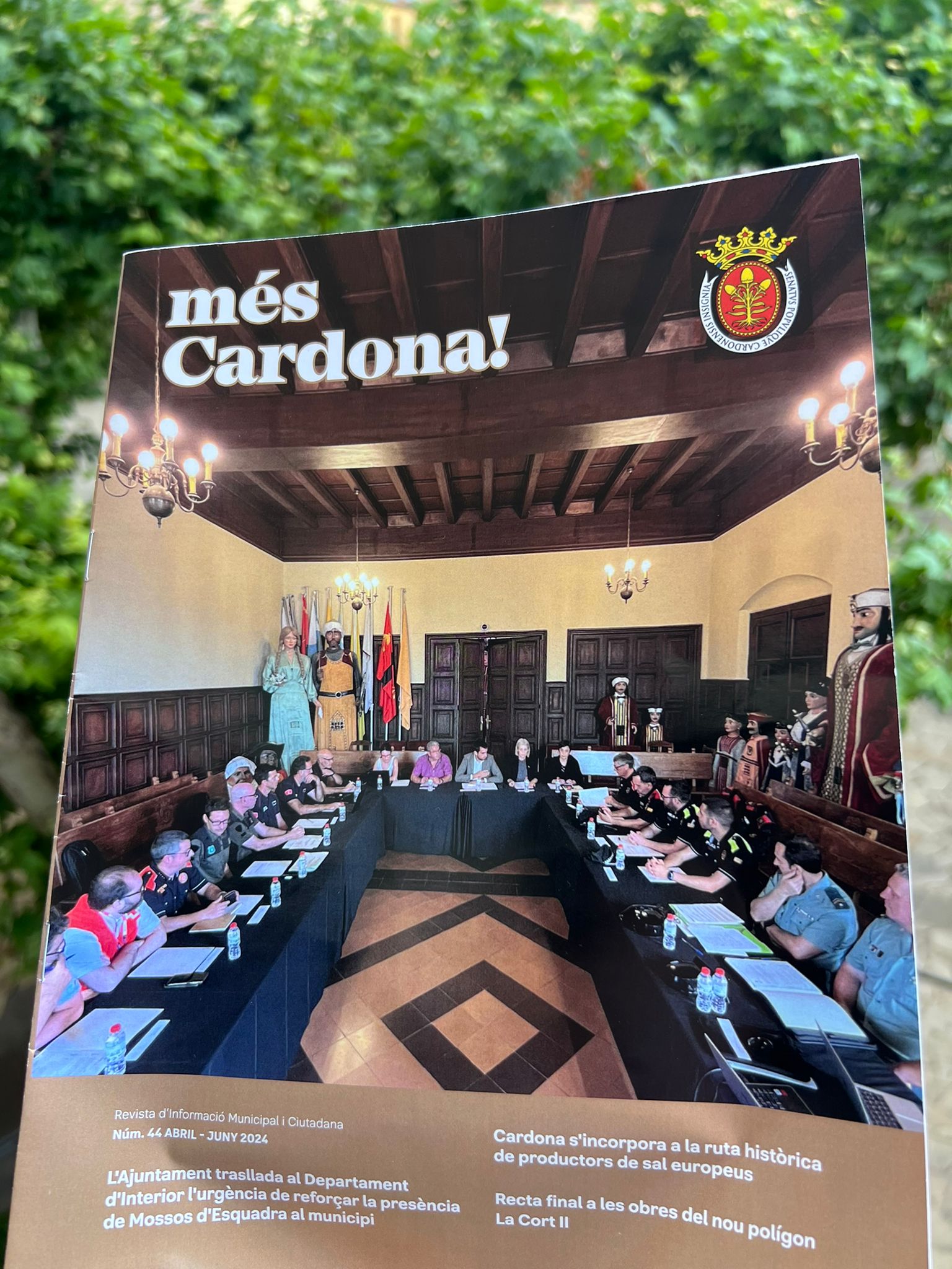 Ja és al carrer el darrer número de la revista municipal 'Més Cardona!'