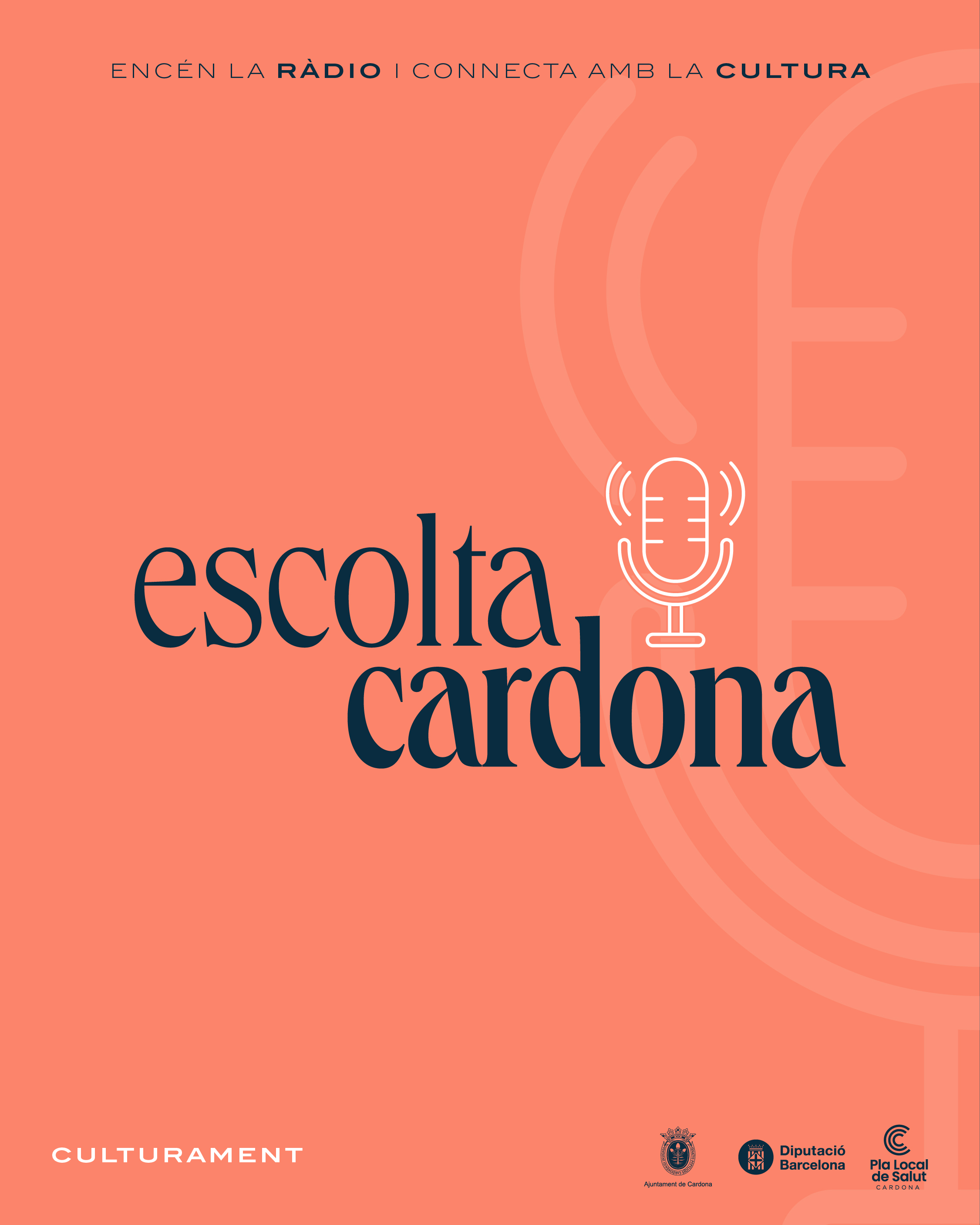 "Escolta, Cardona": quatre tardes radiofòniques al carrer durant el mes de juny