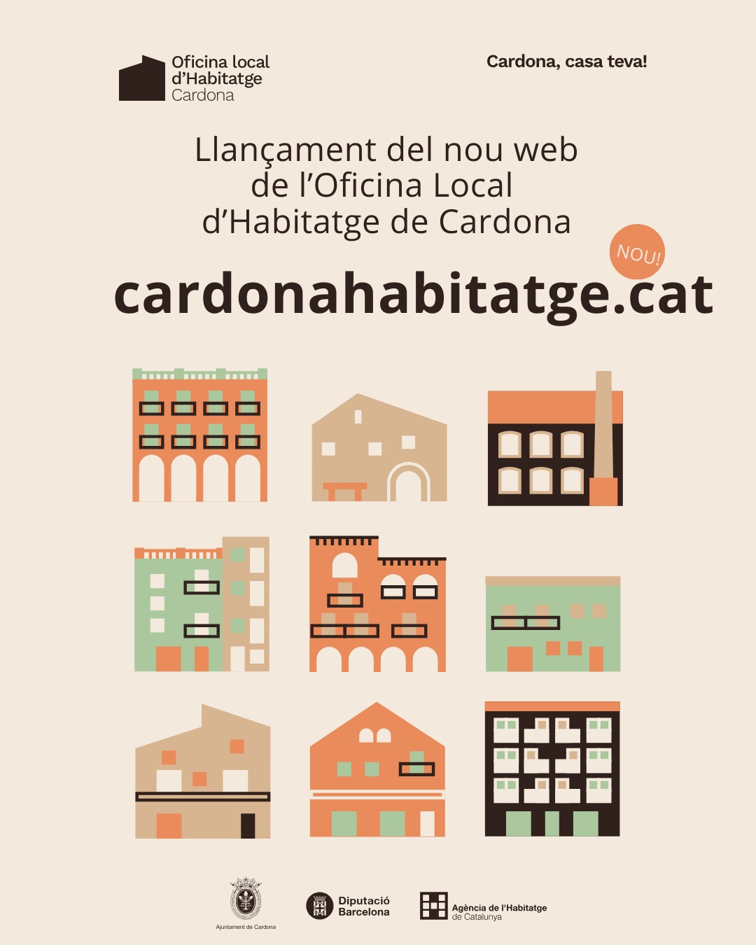 Nova web de l'Oficina Local d'Habitatge de Cardona